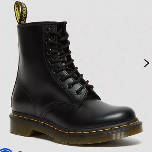 Dr.Martens Black Leather Lace-Up Boots